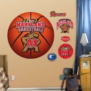  Maryland Terrapins Basketball Logo Fathead NIB Everything 
