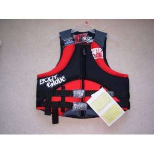  Body Glove Mens PFD Life Vest Large 45 49, Red Sports 