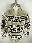   Cowichan Indian SNOWFLAKE BIG LEBOWSKI Shawl Collar Sweater UNI