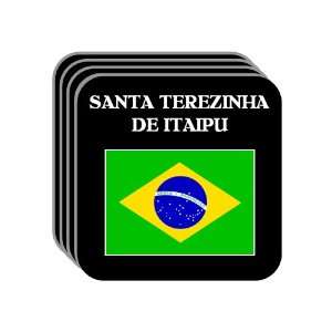 Brazil   SANTA TEREZINHA DE ITAIPU Set of 4 Mini Mousepad Coasters