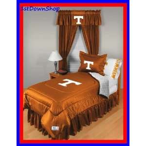 Tennessee UT Vols Volunteers 5pc LR Queen Comforter/Sheets Bed Set 