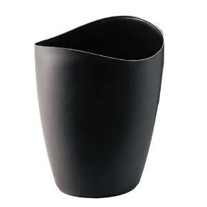  Black Elliptical Profile Waste Container, 3 1/4 Gallons 