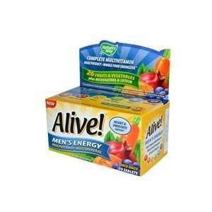 Natures Way Alive Multivitamin/Multimineral, Mens Energy, Tablets 