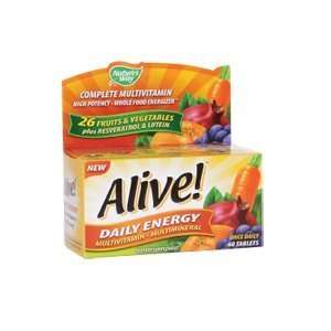 Alive Daily Energy Once Daily Multivitamin and Multimineral 60 