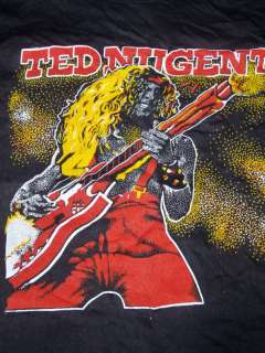 vintage 1970s deadstock Ted Nugent concert tour shirt  
