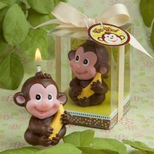  Baby Keepsake Adorable monkey candle favor Baby