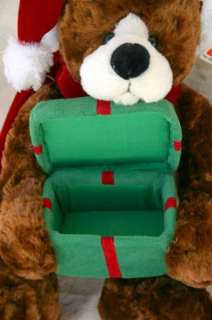 Gund Christmas Gift Teddy Bear Mylar Plush Stuffed Animal with Tag 
