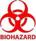 BIOHAZARD WARNING RED Decal Vinyl Sticker Logo & Label BUY 3 GET 1 