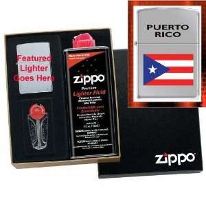  Puerto Rican Flag Zippo Lighter Gift Set Health 