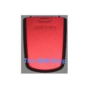  NEW OEM SAMSUNG SGH C416 C417 RED BATTERY COVER DOOR 