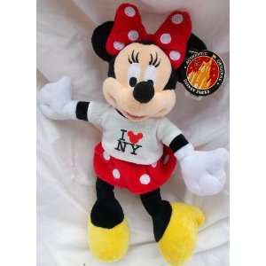   Disney Minnie Mouse Doll Toy in I Love Newyork Shirt Toys & Games