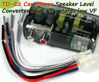 TD 22 Car Stereo Speaker Level Converter