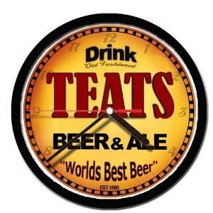  TEATS beer and ale cerveza wall clock 