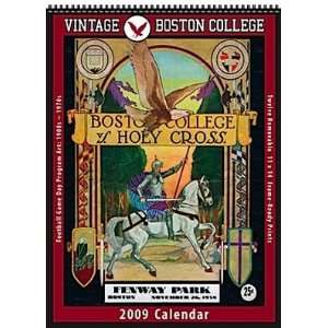 Boston College 2009 Vintage Football Program Calendar  
