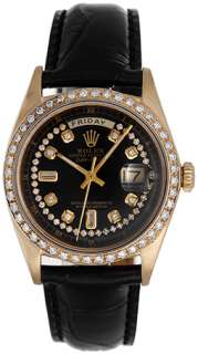 Rolex President Day Date Mens 18k Gold Watch 1803  