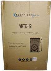   of Technical Pro VRTX12 12 5 Way 2000 Watts Carpeted Speaker Cabinets