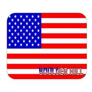 US Flag   Boulder Hill, Illinois (IL) Mouse Pad 