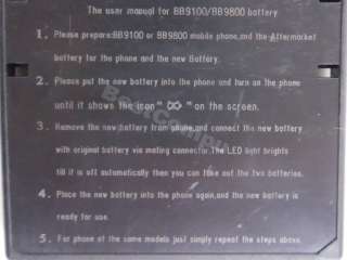   Battery for Blackberry Torch 9800 9810 FS 1 FS1 F S1  