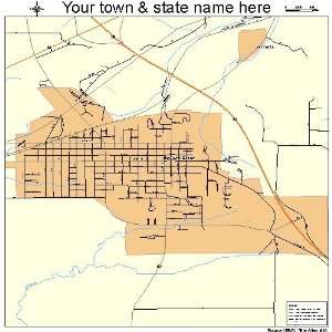  Street & Road Map of Bowling Green, Missouri MO   Printed 