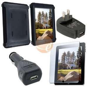   Travel Charger Adapter + Screen Protector for Apple iPad Electronics