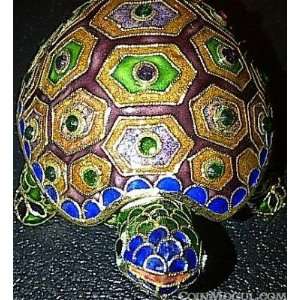  Crystal Layered Turtle Jewelry Box 