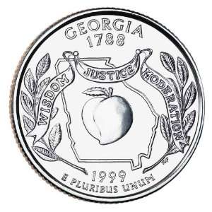  1999 P Georgia BU State Quarter 
