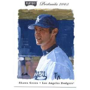  2003 Playoff Portraits #26 Shawn Green   Los Angeles 