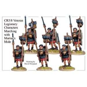  Cesarean Romans Veteran Legionaries Marching Characters 