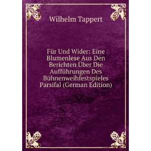   Parsifal (German Edition) Wilhelm Tappert Books