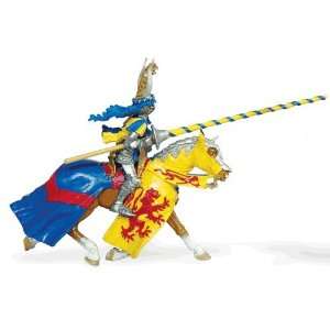  Knights Knight with Blue & Yellow Lance (OS) Toys 