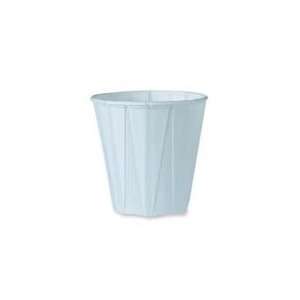 Solo Cup Company  Pleated Paper Cup, 100/BG, White    Sold as 2 