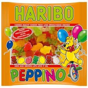 Haribo Peppino Gummi Candy in Resealable Grocery & Gourmet Food