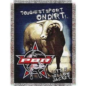 Little Yellow Jacket Triple Woven Jacquard Pro Rodeo Throw (051 Series 