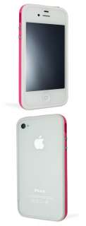 White Hot Pink Hard Bumper Case Cover W/ Metal Buttons For Apple 