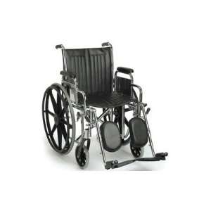 Breezy EC 2000 Standard Wheelchair Seat Size 16, Footrests 