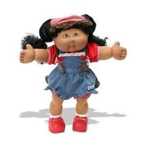  Cabbage Patch Corn Silk Kids Girl in Red Outfit Ethnic 