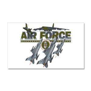   US Air Force with Planes and Fighter Jets with Emblem 