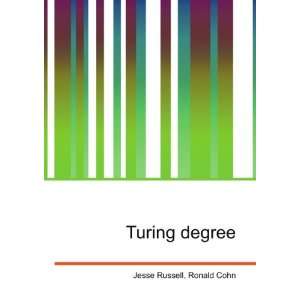  Turing degree Ronald Cohn Jesse Russell Books
