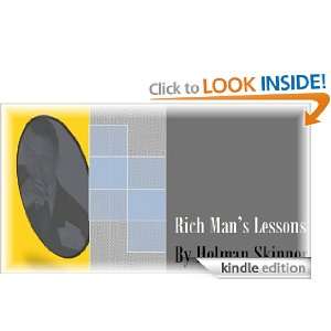 Rich Mans Lessons Holman Skinner  Kindle Store