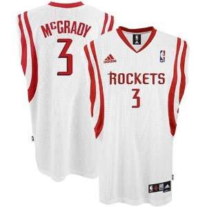  adidas Houston Rockets #3 Tracy McGrady White Swingman 