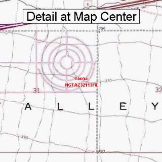  USGS Topographic Quadrangle Map   Tacna, Arizona (Folded 