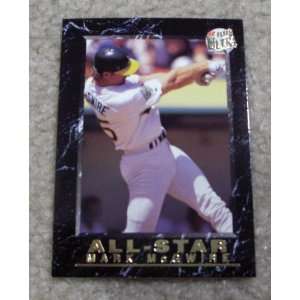  1992 Fleer Ultra Mark McGwire # 1 MLB Baseball Allstar 