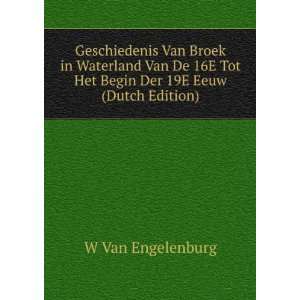  Geschiedenis Van Broek in Waterland Van De 16E Tot Het 