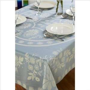    00 Abigail Round Tablecloth Size 50, Color Blue