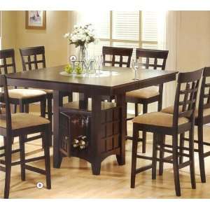   Finish Counter Dining Table & 8 Barstools Set Furniture & Decor