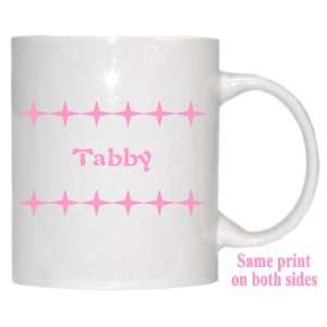  Personalized Name Gift   Tabby Mug 