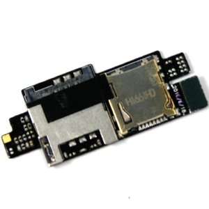   Genuine SIM + Memory T Flash MicroSD Card Tray Slot For HTC Desire HD