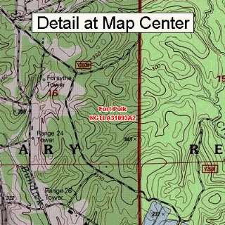  USGS Topographic Quadrangle Map   Fort Polk, Louisiana 