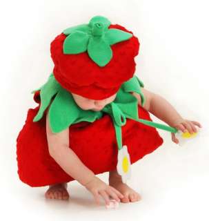 this sweet plush strawberry costume reminds me of strawberry shortcake