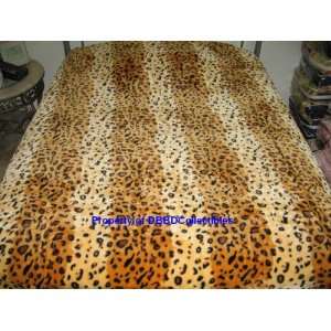  King Korean Style Mink Blanket Leopard